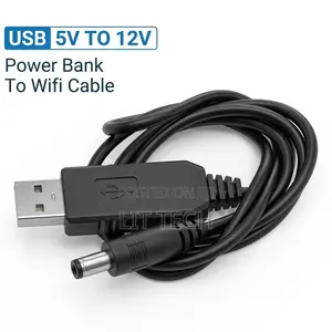 USB 5V to 12V DC Step-Up Boost Converter Cable