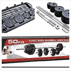 50kgs York Dumbbell Set With Barbel
