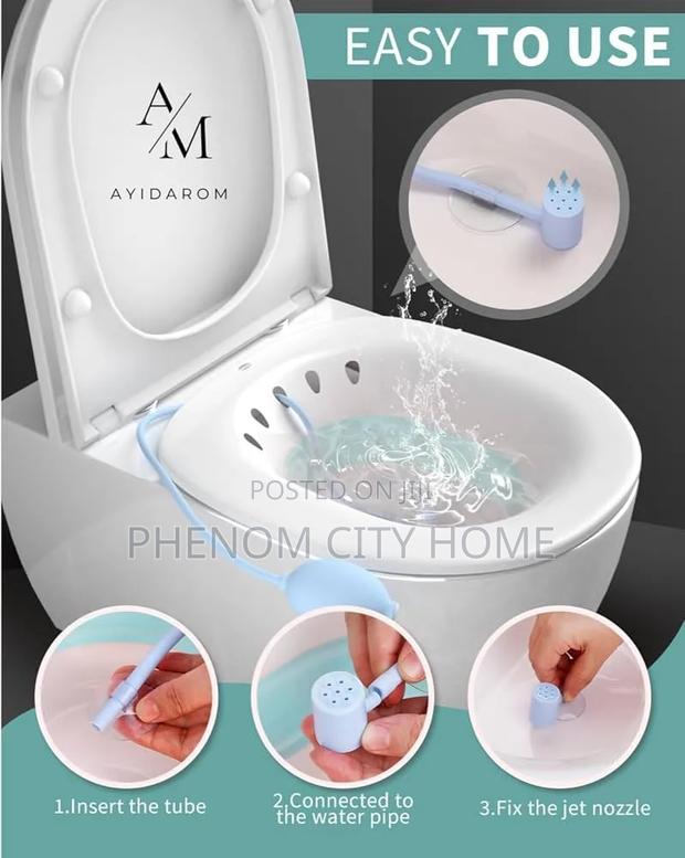 Postpartum Sitz Bath Basin and Hand Pump - thumbnail 2