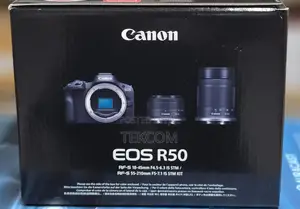 Canon EOS R50 Mirrorless Camera With18-45mm AND 55-210mm New