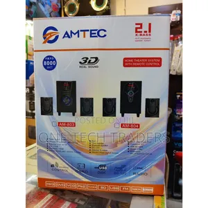 Amtec 2.1 Woofer AM801–AM805 Bluetooth USB/FM