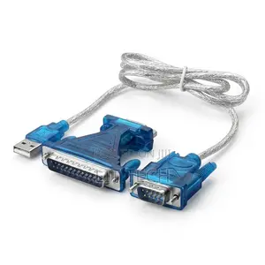 USB 2.0 to RS232 Adapter DB9/DB25 - Plug-and-Play Serial Connection