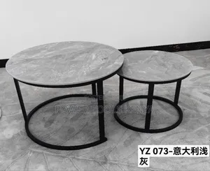 Marble Table Luxury 2-in-1 Round Center Table Se