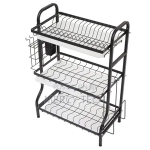 Heavy Duty Executive 3-Tier Dish Rack (10-Piece Box)