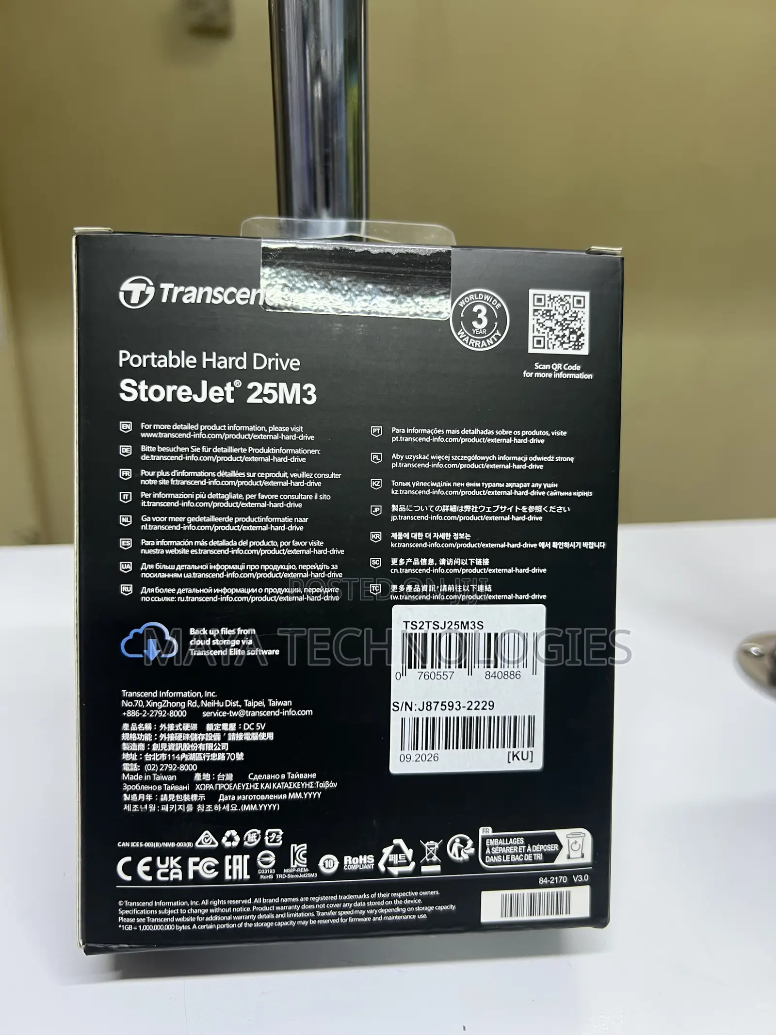 Transcend 2tb HDD