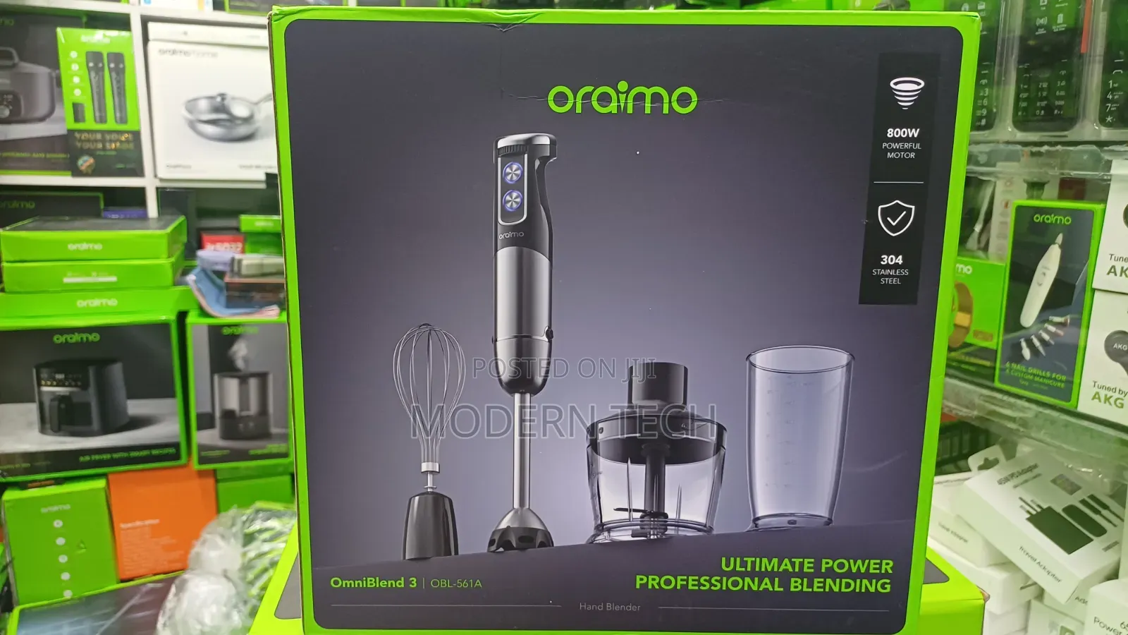Oraimo OmniBlend 3 800W Multi-Function Immersion Blender