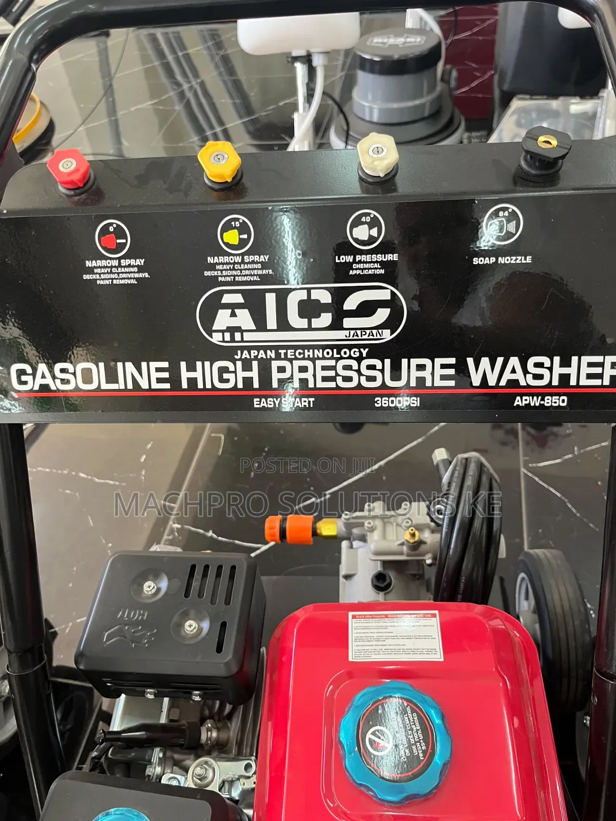 AIGS Gasoline High Pressure Washer APW-850