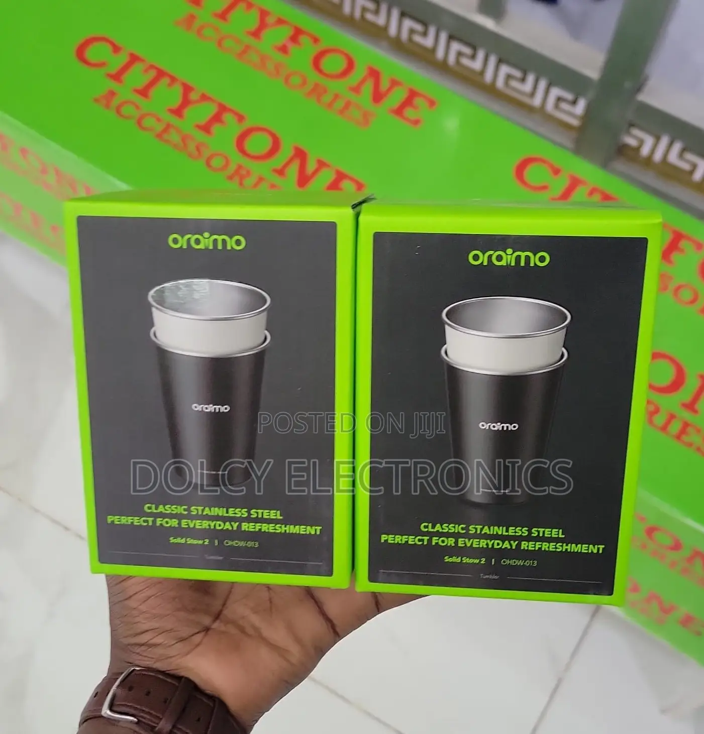 Oraimo Solid Stow 2 Ohdw-013 350ml Stainless Steel Cup