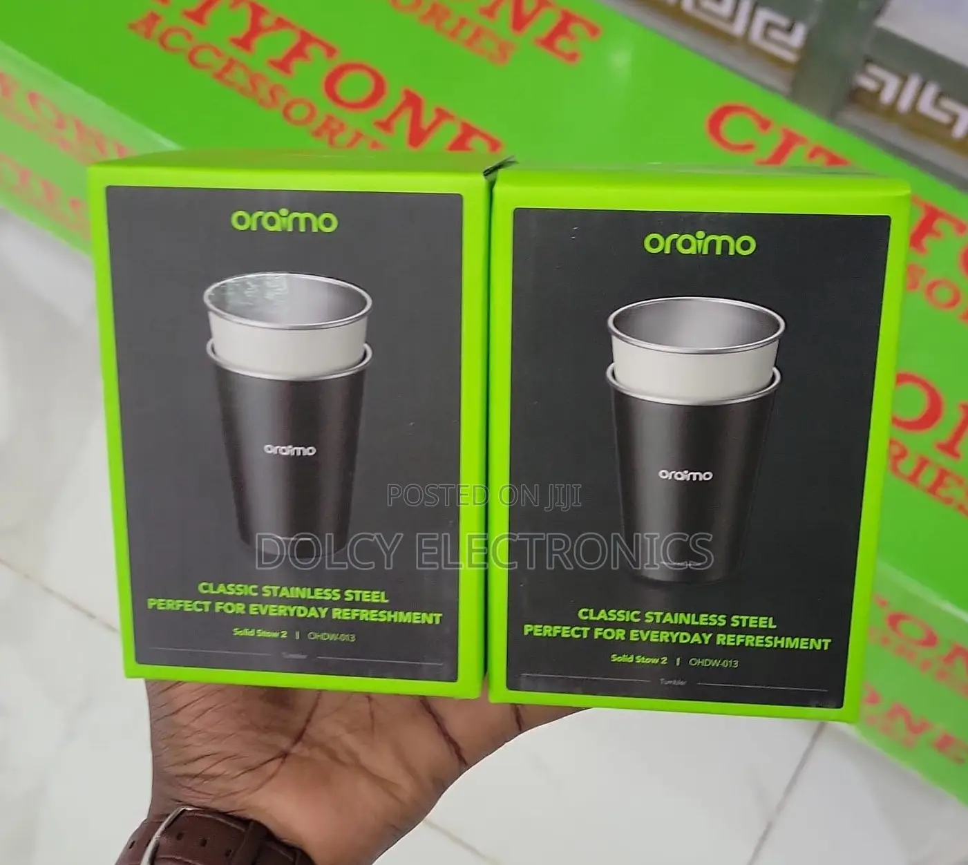 Oraimo Solid Stow 2 Ohdw-013 350ml Stainless Steel Cup
