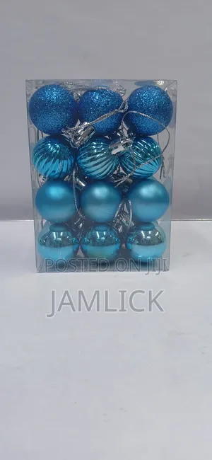 24pcs Christmas Balls Christmas Tree Ornaments Decorations - EL
