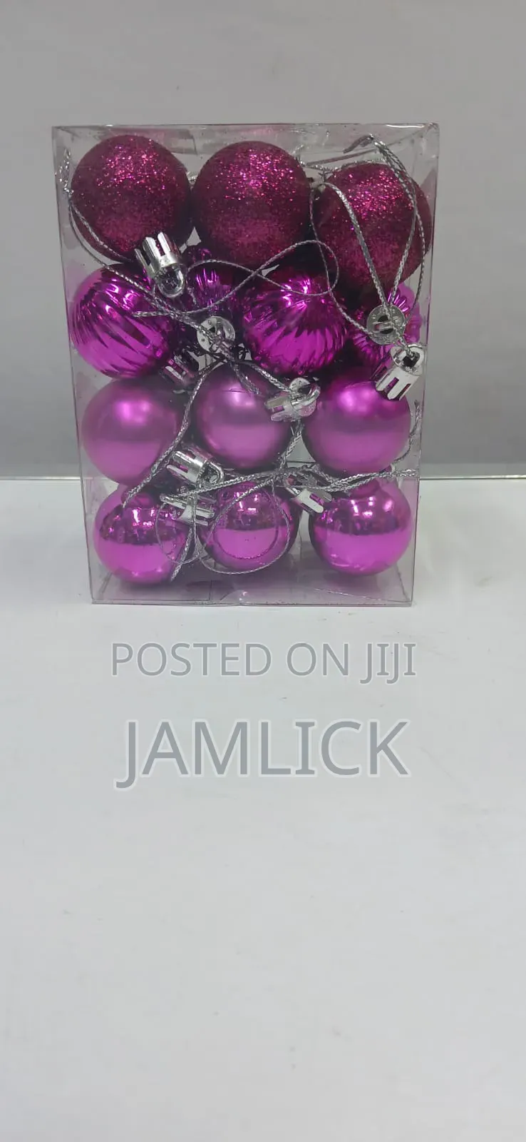 24pcs Christmas Balls Christmas Tree Ornaments Decorations - EL