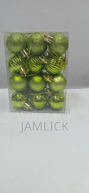 24pcs Christmas Balls Christmas Tree Ornaments Decorations - EL
