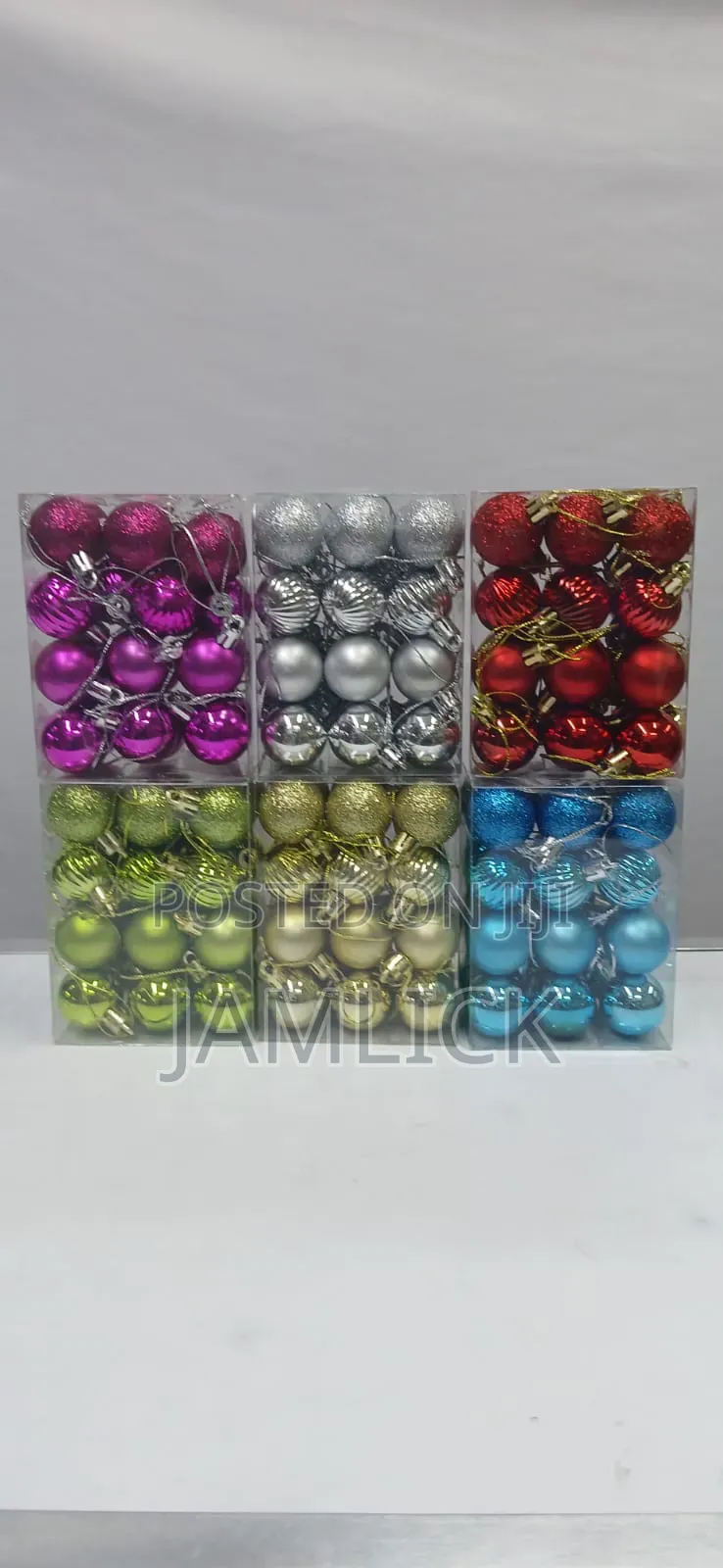 24pcs Christmas Balls Christmas Tree Ornaments Decorations - EL