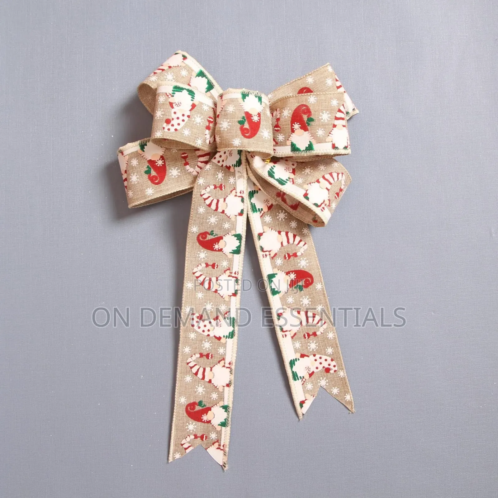 Christmas Bowtie Decor Bow Tie