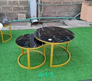 Glass Top Nesting Tables