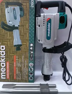 Meakida 2600W Heavy-Duty Demolition Hammer/Concrete Breaker 2600W
