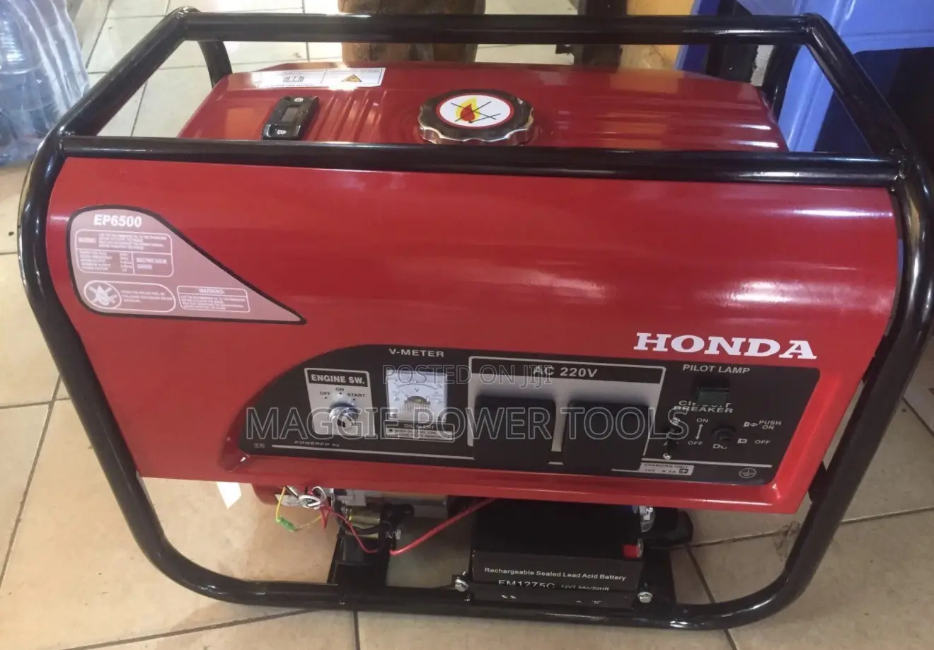 6.5kva Honda Keystart Generator / New Powerful Honda Generator Machine
