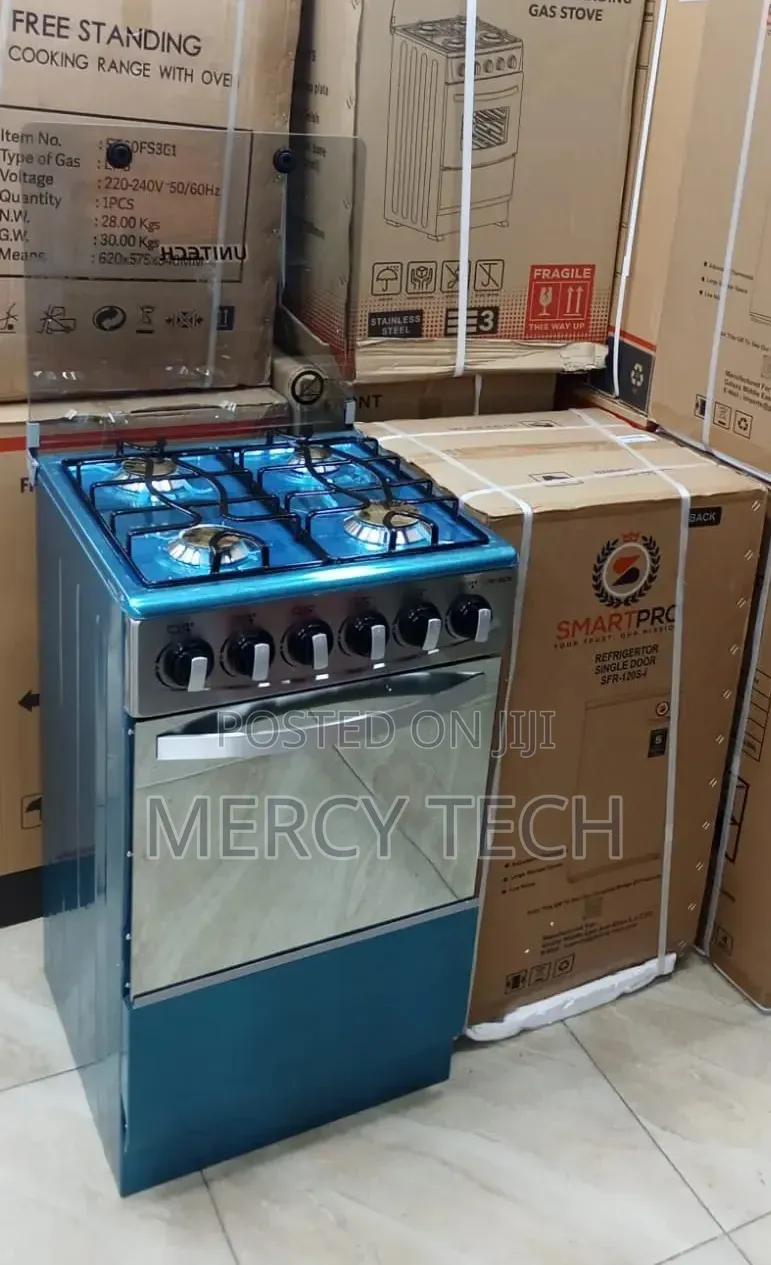 Unitech 50x55 Full Gas Auto-Ignition Cooker (Silver)