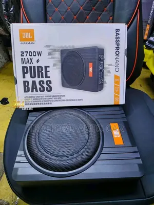 JBl Nano Ultra Underseat Subwoofer Wi Deep Bass With Level Remote