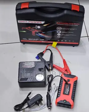 99800mAh Car Jump Starter With Air Compressor LED Emergency Tool Kit