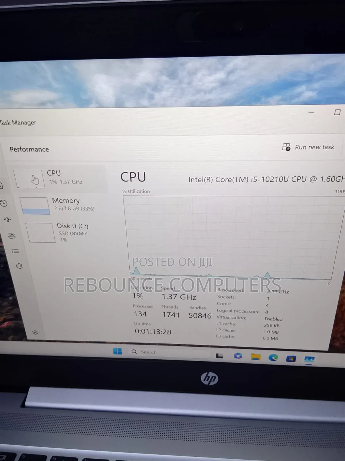 Laptop HP ProBook 440 G7 8GB Intel Core i5 SSD 256GB