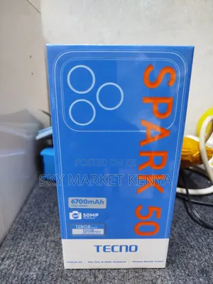New Tecno Spark 50 128 GB Black