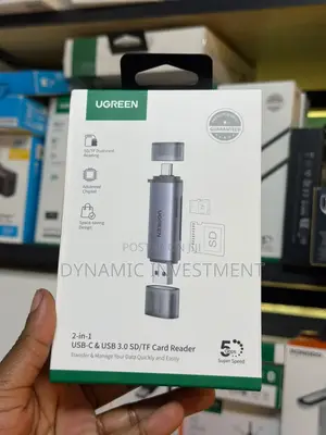 UGREEN 2-in-1 USB-C & USB 3.0 SD/TF Card Reader Smart Memory Reader