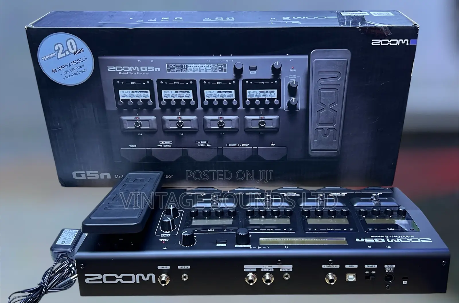 Zoom G5n Multi-Effects Pedal With Expression Pedal –New