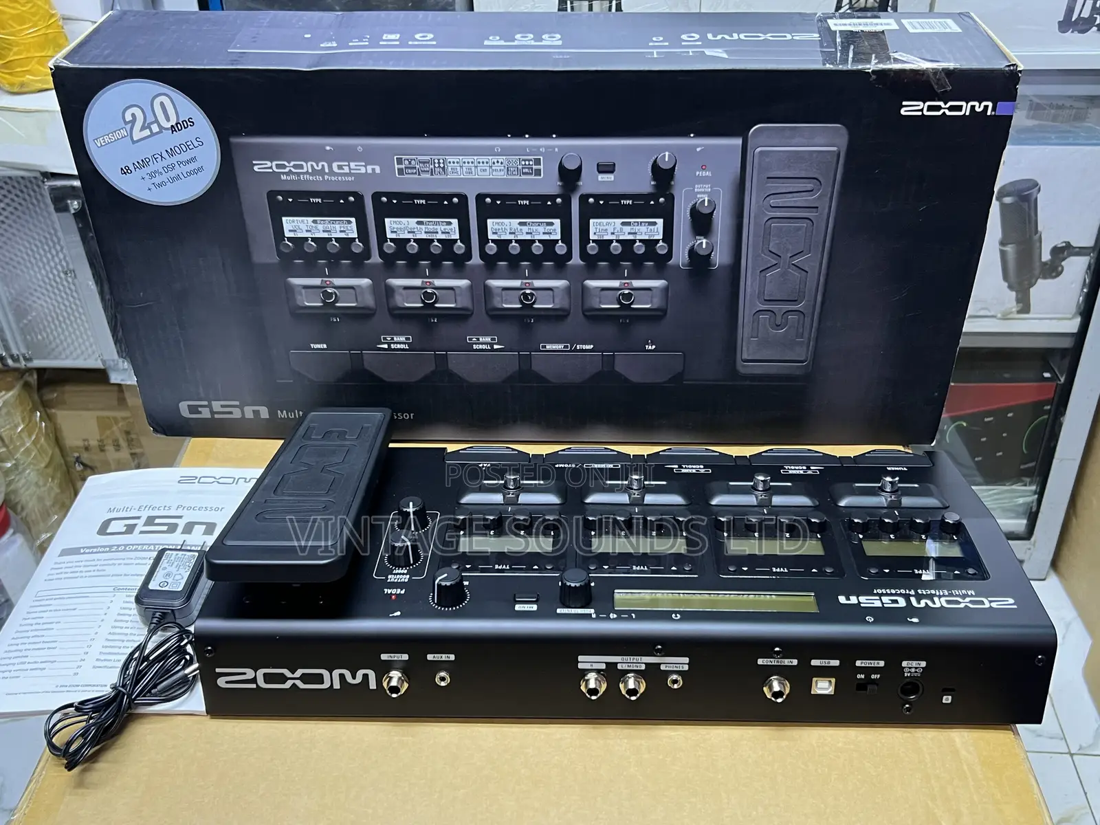 Zoom G5n Guitar Multi-Fx Pedal - Perfect for Studio & Live Performance