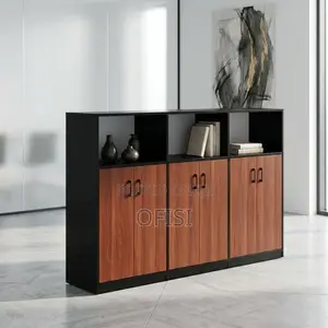 Office Cabinet; 6-Door Storage Credenza