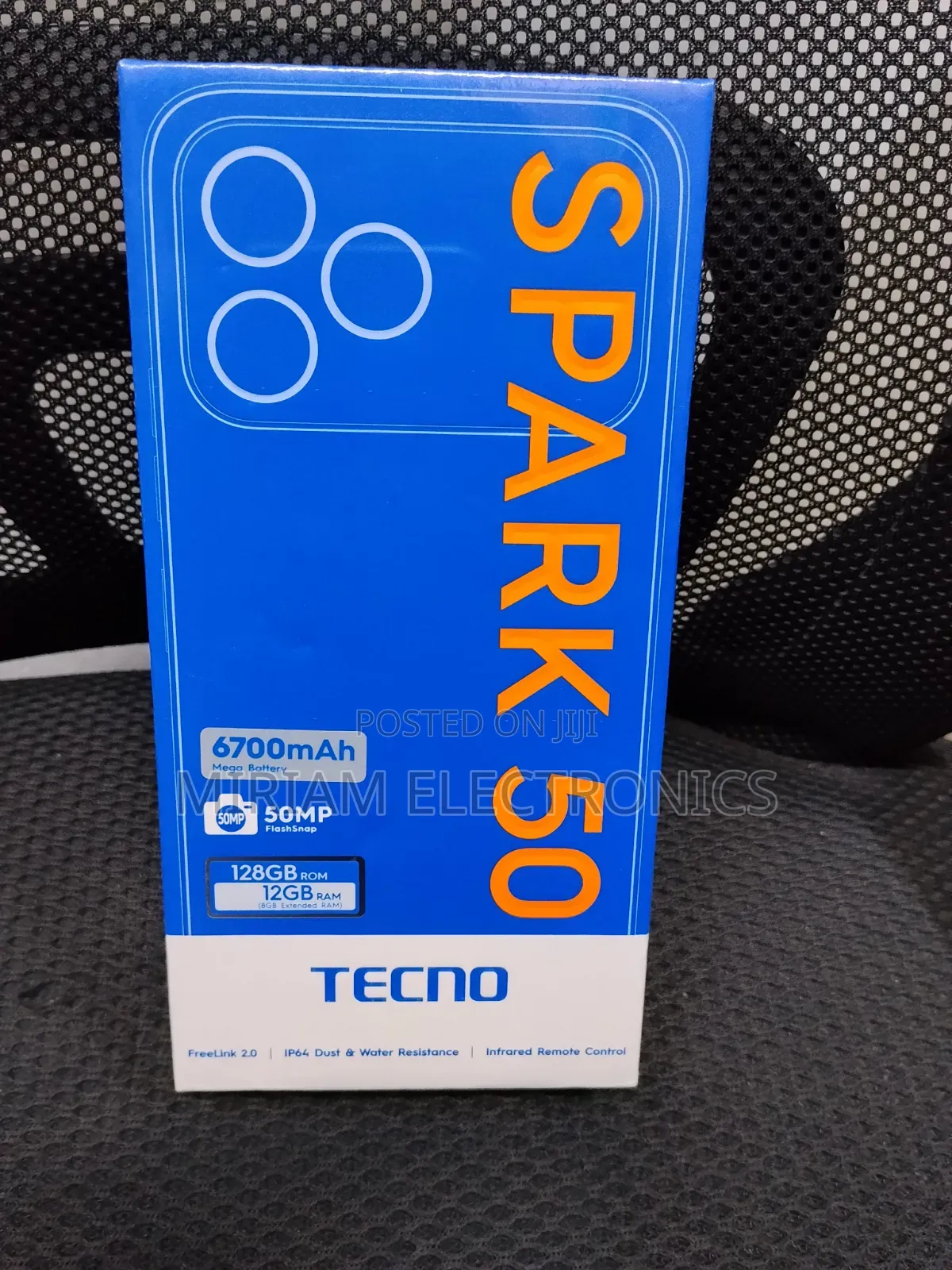 New Tecno Spark 50 128 GB Black