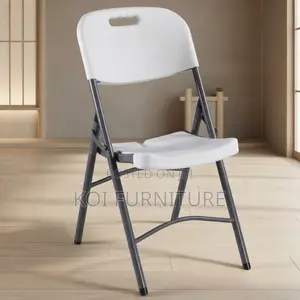 Office Chairs; Foldable Gardens Patio White Armless Seats