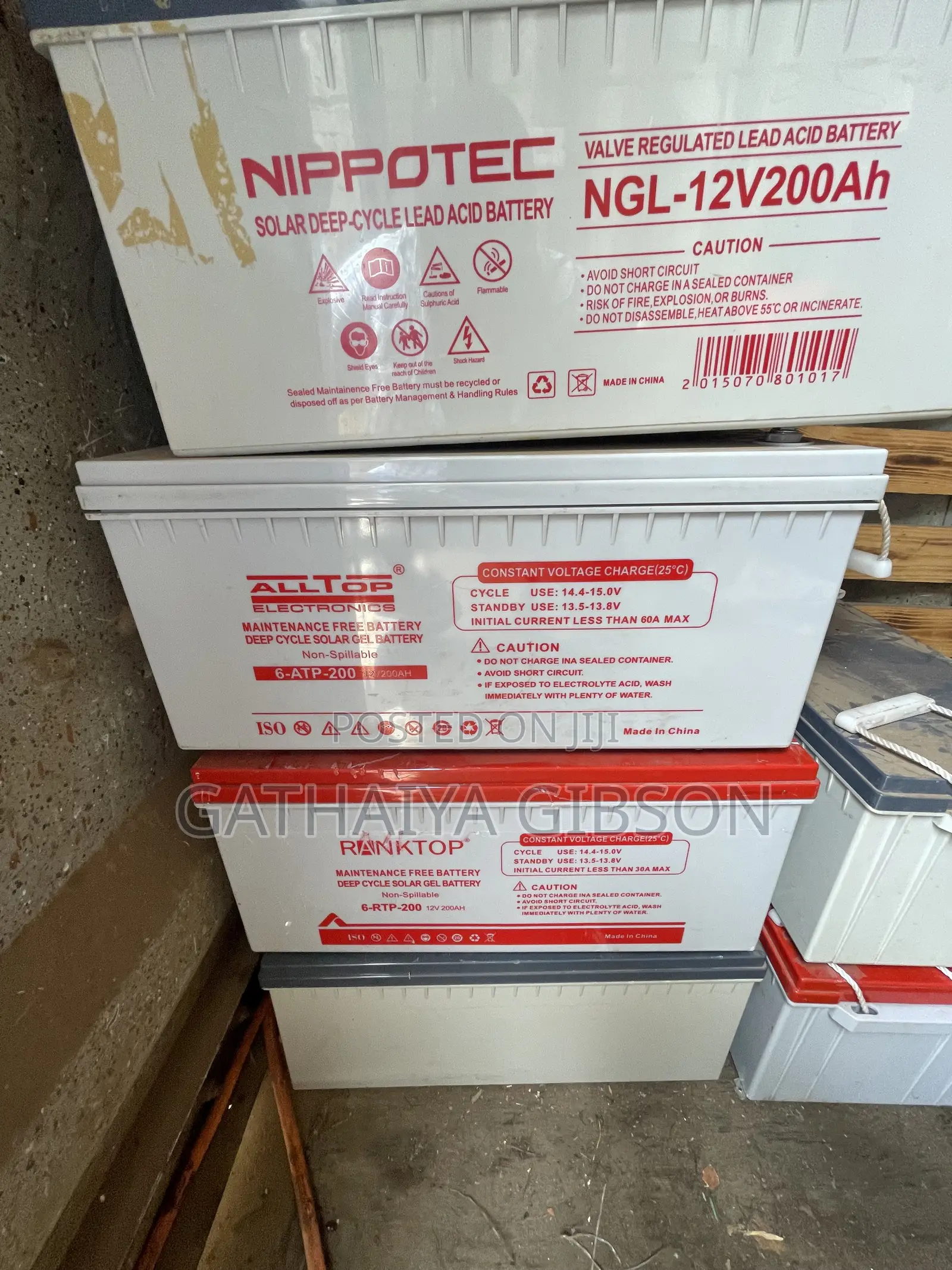 Solar Gel Battery