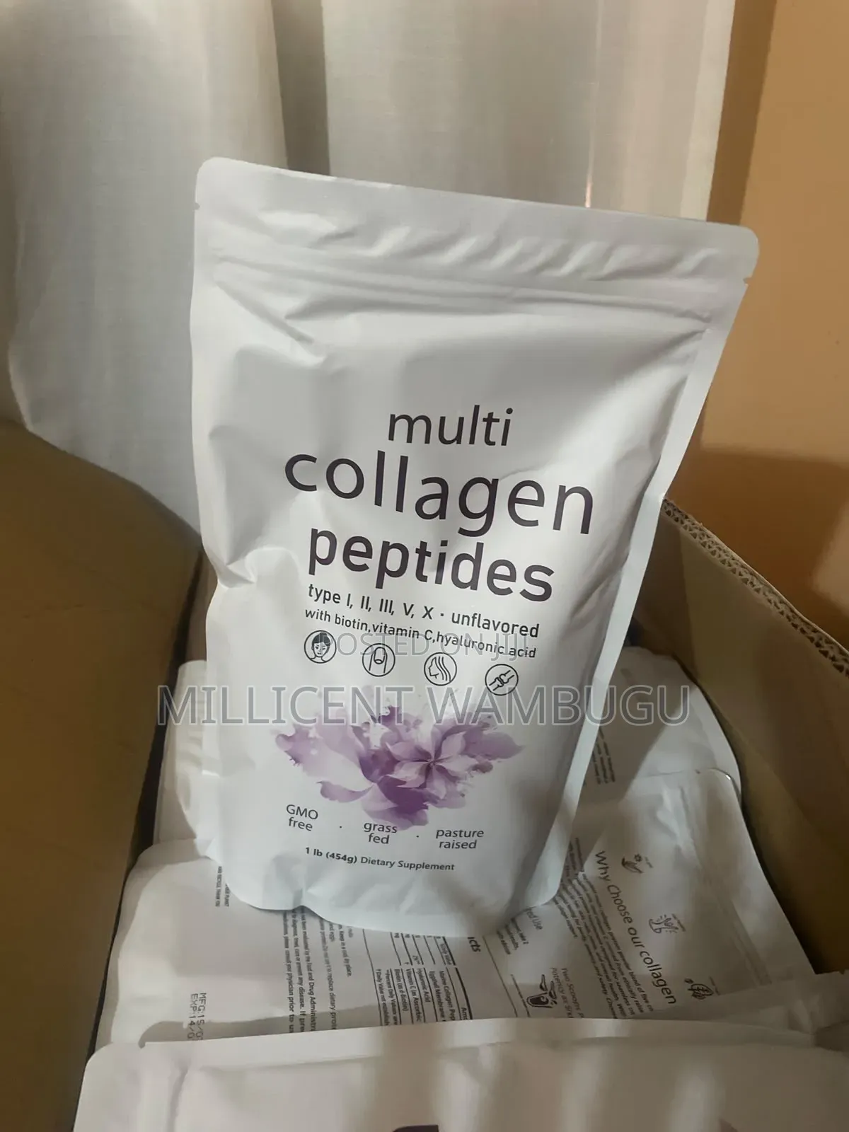 MULTI COLLAGEN PEPTIDE POWDER 453g Good Ffor Skin,hair&nails