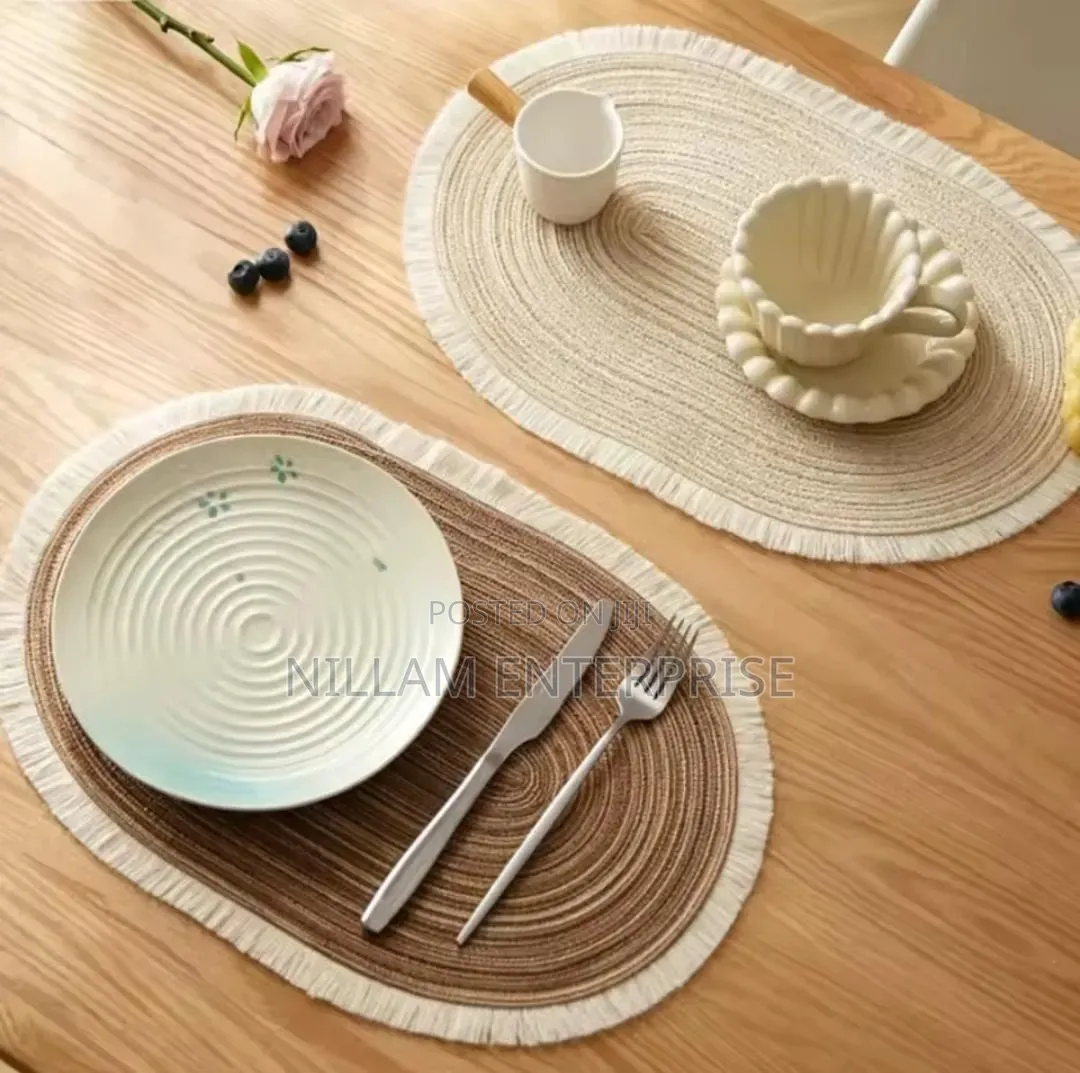 Oval Washable Nonslip Table Mats