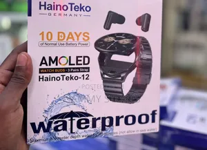 HainoTeko-12 Bluetooth Calling Smartwatch With Built-in Earbuds