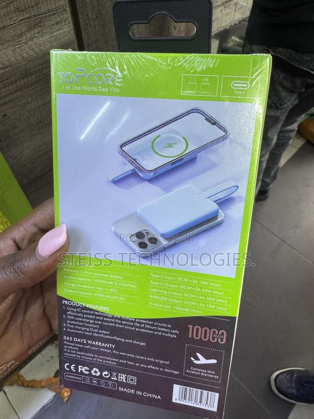 Topcore 10000mah Magnetic Powerbank. - thumbnail 4