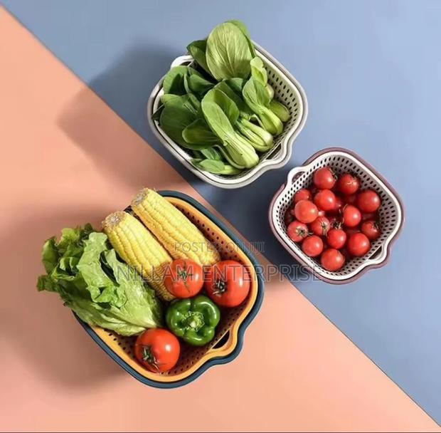 8 in 1 Plastic Kitchen Colander - thumbnail 2