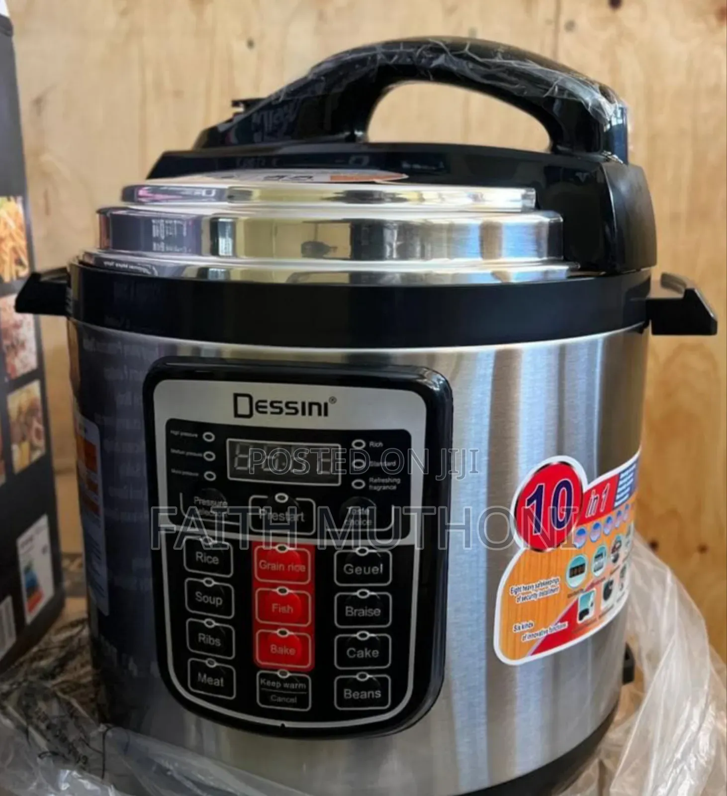 *6 Litre Dessini Electric Pressure Cooker
