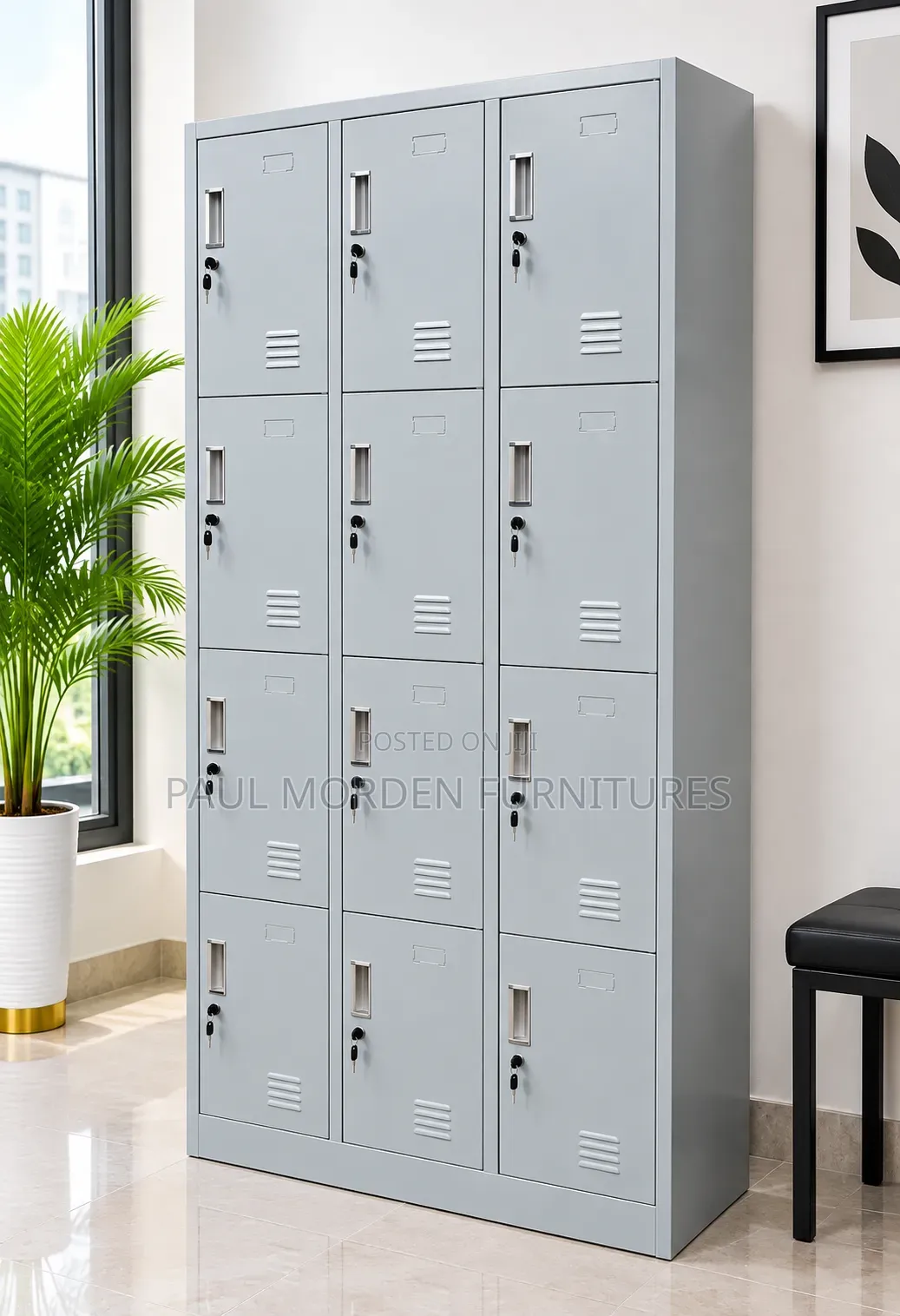 Twelve Drawers Steel Cabinet