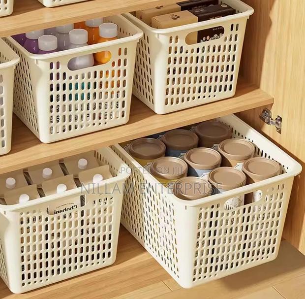 Plastic Plain Storage Baskets - main view