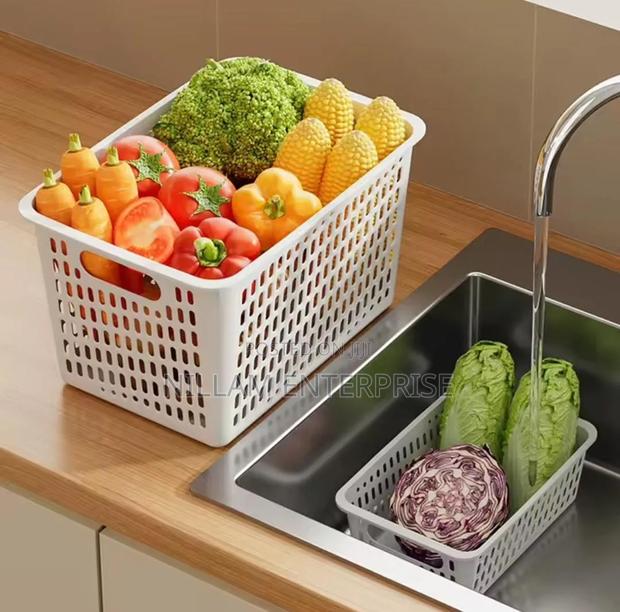 Plastic Plain Storage Baskets - thumbnail 4