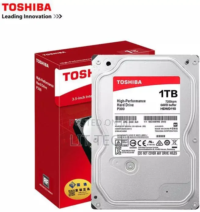 Toshiba Internal 1TB Laptop HDD