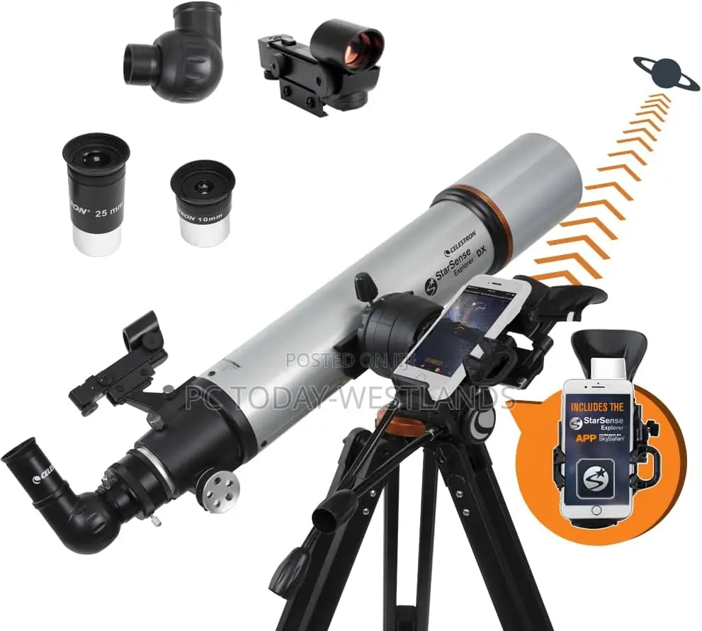 Celestron StarSense Explorer DX 102AZ App-Enabled Refractor Telescope