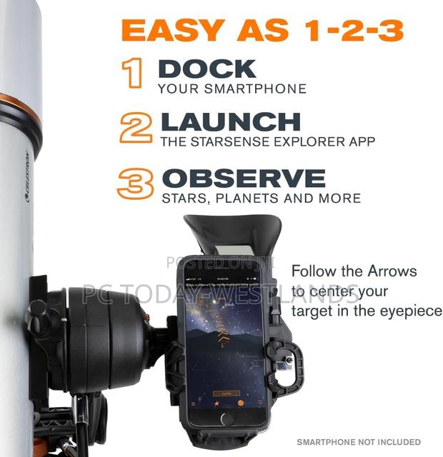 Celestron StarSense Explorer DX 102AZ App-Enabled Refractor Telescope - thumbnail 3