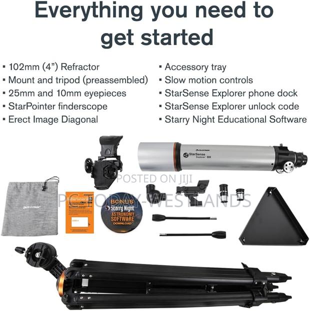 Celestron StarSense Explorer DX 102AZ App-Enabled Refractor Telescope - thumbnail 5