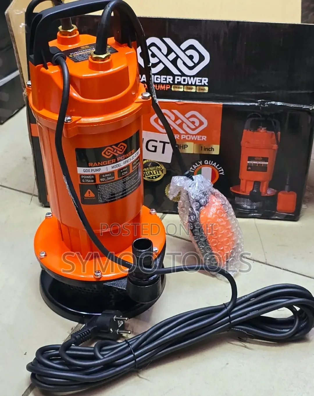 1hp QDX Ranger Power Submersible Pump
