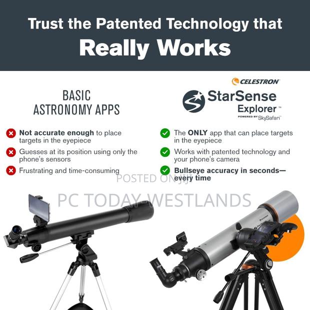 Celestron StarSense Explorer DX 102AZ App-Enabled Refractor Telescope - thumbnail 8