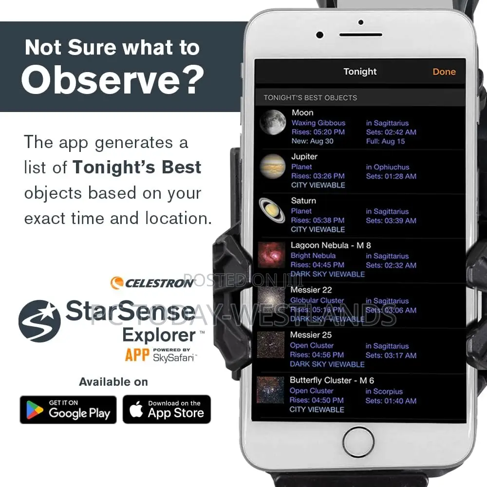 Celestron StarSense Explorer DX 102AZ App-Enabled Refractor Telescope