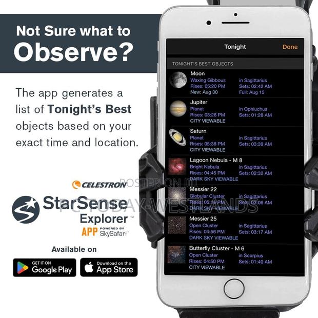 Celestron StarSense Explorer DX 102AZ App-Enabled Refractor Telescope - thumbnail 9